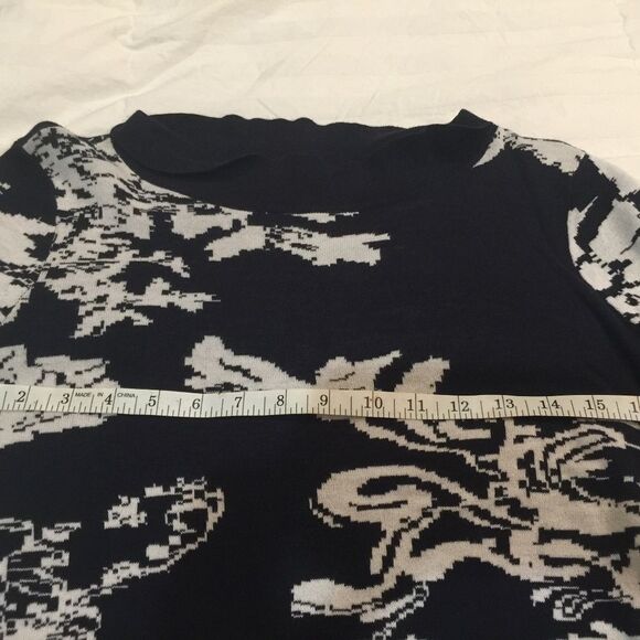 Antonio Melani Black & White Short Sleeve Sz XS (1027) - Picture 5 of 8
